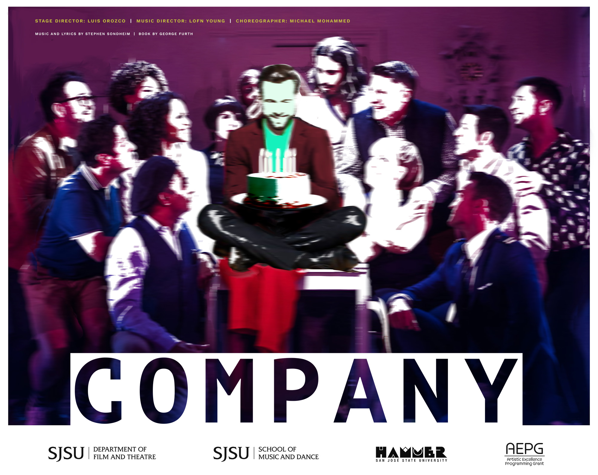banner image of man with cake surrounded by party-goers