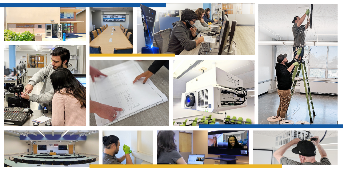 Photo Banner collage of IMS services