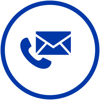 Icon of a phone and envelope