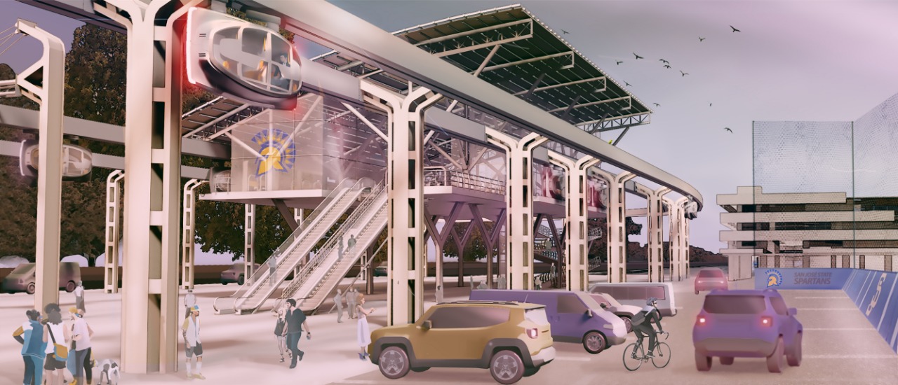 Rendering of Transportation Hub