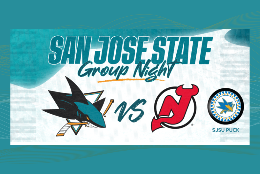 San Jose State Sharks Night at the San Jose Sharks vs. New Jersey Devils Game on October 30, 2025.