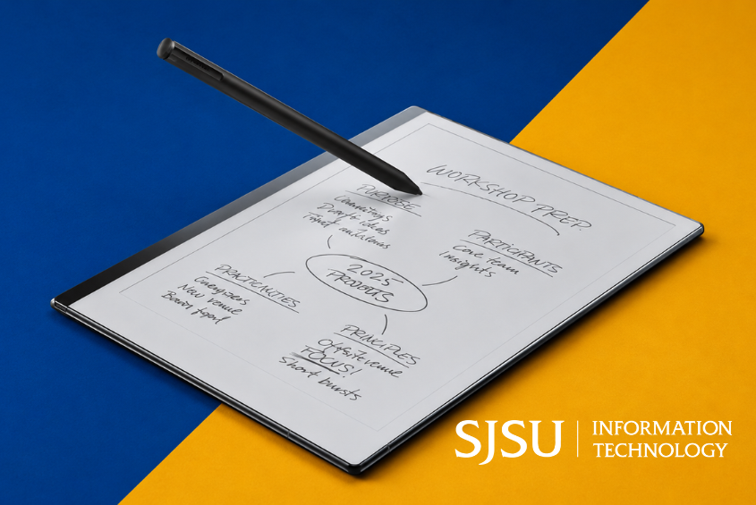Tablet and stylus from Information Technology