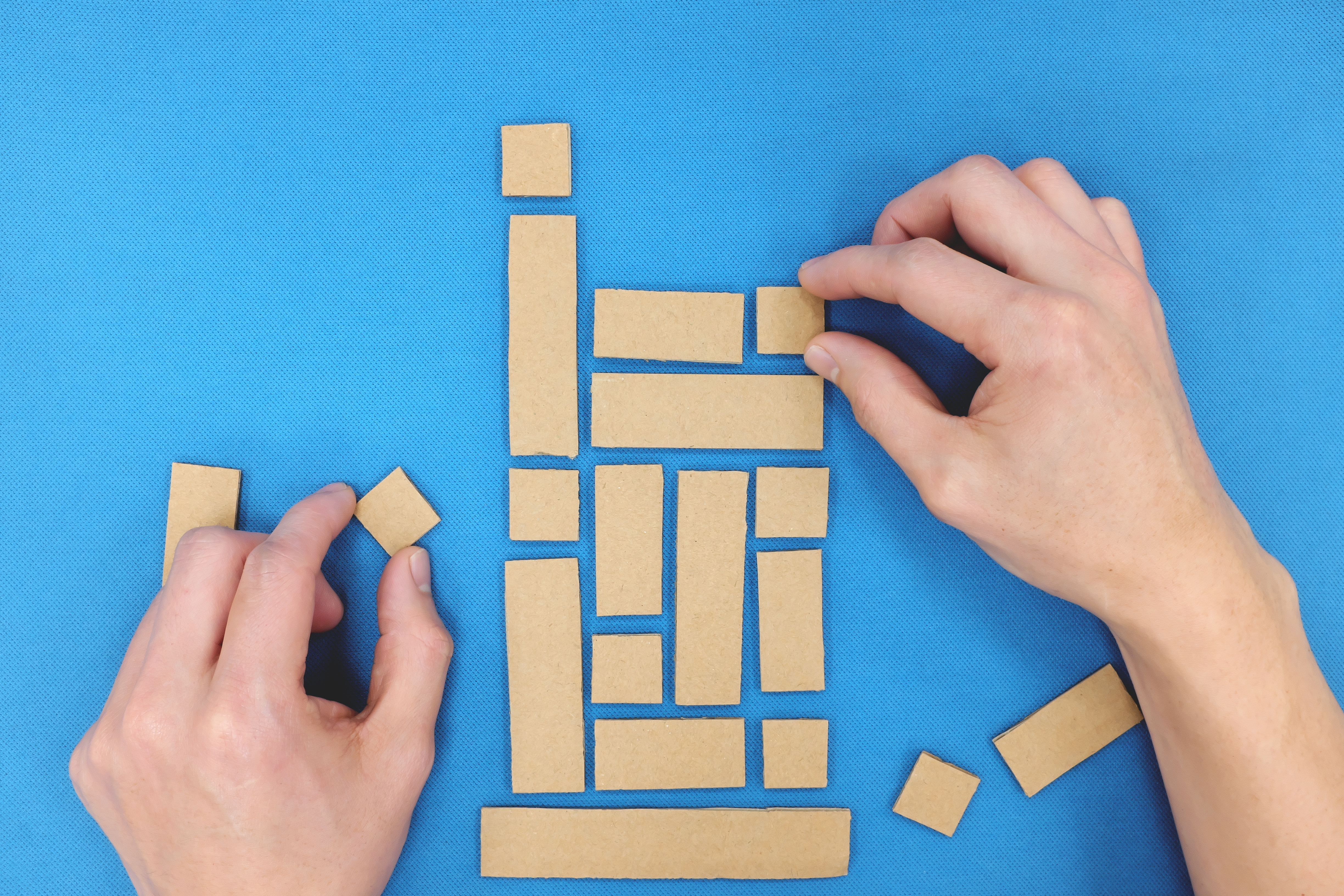 Scrabble pieces